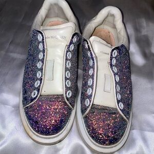 Alexander McQueen Multicolor Glitter Sneakers